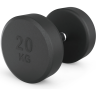 Гантель круглая UNIX FIT PRO обрезиненная 20 кг DBRND20PBKx2