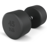 Гантель круглая UNIX FIT PRO обрезиненная 45 кг, 2 шт. DBRND45PBKx2