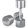 Гантель UNIX FIT PRO круглая хромированная 9 кг, 2 шт. DBRND9PCEx2